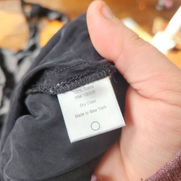 HATCH Kate black bow tie shoulder dress sz 0 (US XS) - Picture 4 of 4